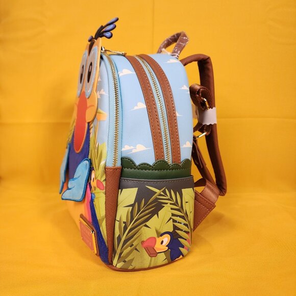 Loungefly Disney Pixar Up Kevin with Babies Jungle Mini Backpack NEW main image 9